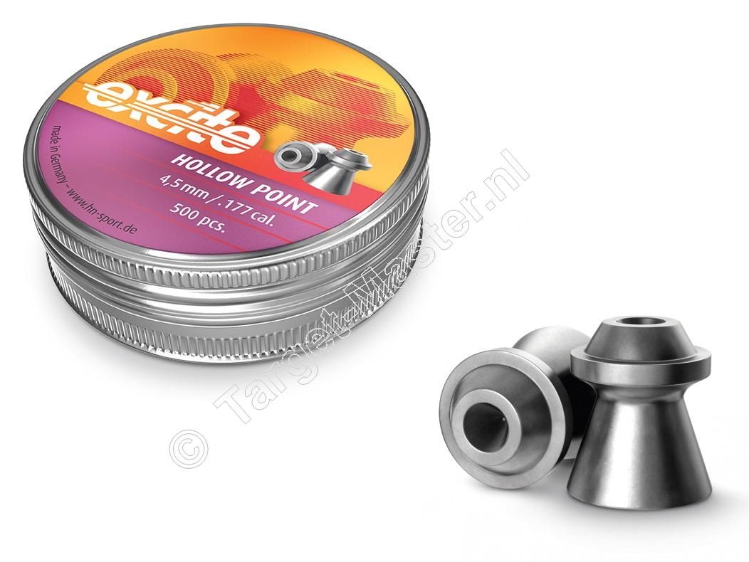Excite Hollow Point 4.50mm Airgun Pellets tin of 500